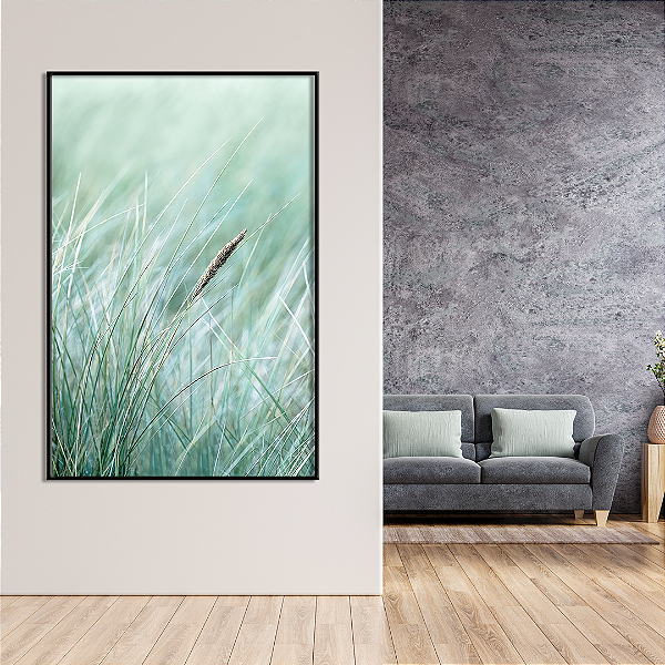 Quadro FineArt Grama de Duna Verde-Menta Clara
