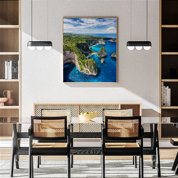 Quadro FineArt Praia de Atuh na Indonésia