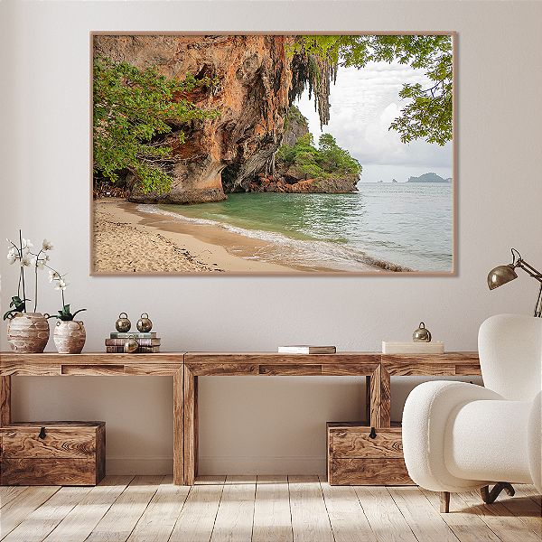 Quadro FineArt Praia de Phra Nang na Tailândia