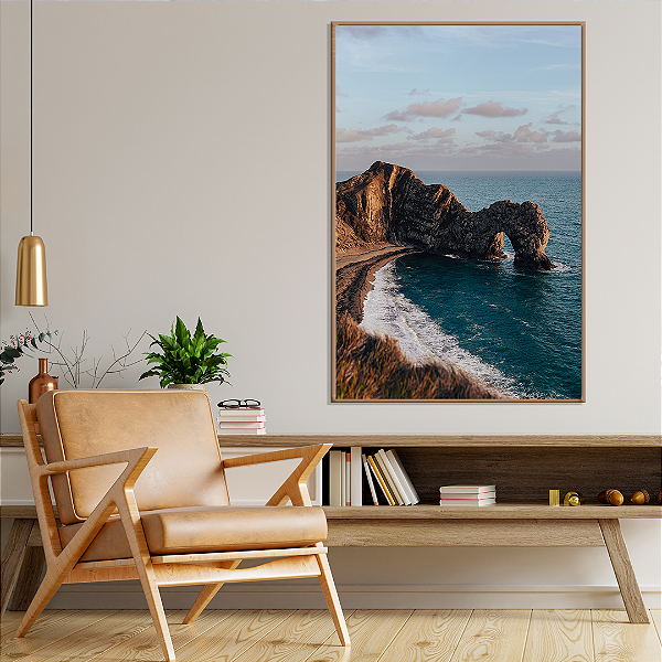 Quadro FineArt Costeira de Durdle Door na Inglaterra