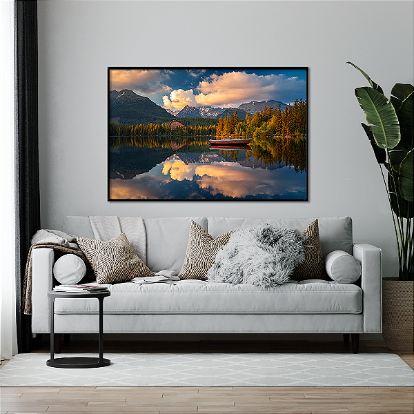 Quadro FineArt Paisagem das Montanhas High Tatras na Eslováquia