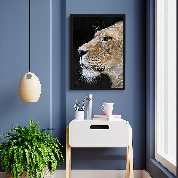 Quadro FineArt Leoa Africana