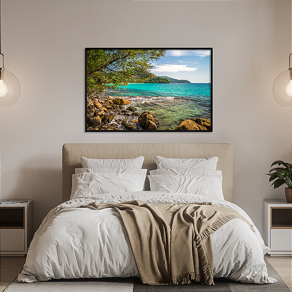 Quadro FineArt Praia Paradisíaca
