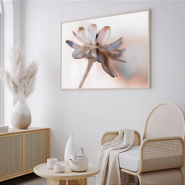 Quadro FineArt de Flor Suave Delicada