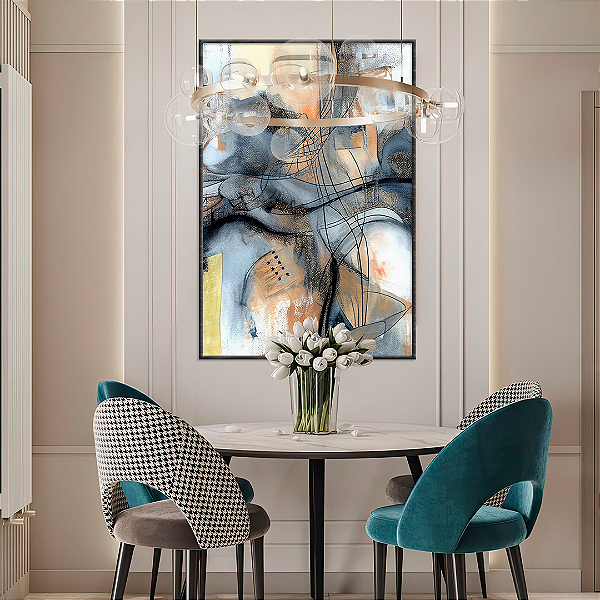Quadro FineArt Abstrato Pintura Contemporânea Texturas do Inconsciente