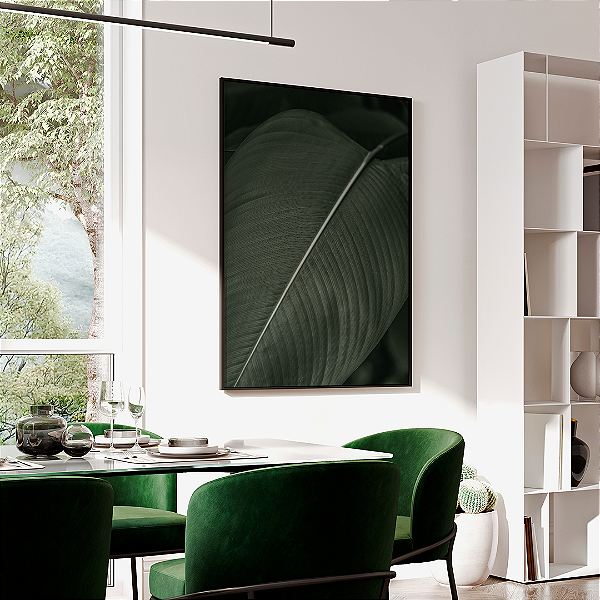 Quadro FineArt Folha Elegante Tropical