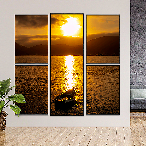 Obra Porto Belo Dourado - Coleção Praia de Porto Belo SC - Estevan Borba