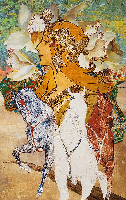 Obra VII - EL CARRO - Artista Lucia Testa