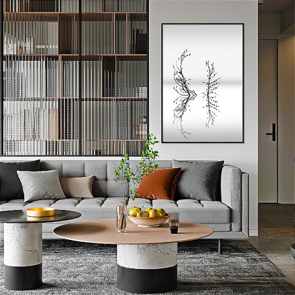 Quadro FineArt Entre o Véu e o Olhar