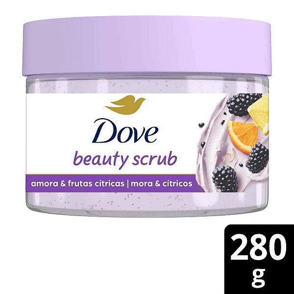 ESFOLIANTE DOVE BEAUTY SCRUB AMORA E FRUTAS CITRICAS 280G