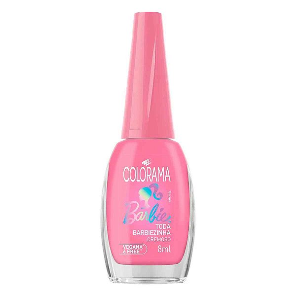 ESMALTE CREMOSO COLORAMA BARBIE 8ML TODA BARBIEZINHA
