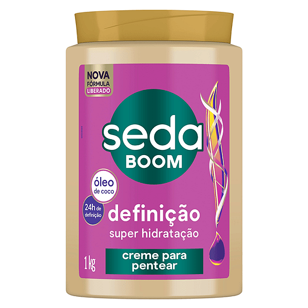 CREME PARA PENTEAR SEDA BOOM DEFINIÇÃO 1KG