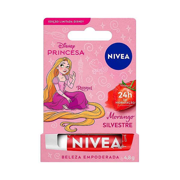 HIDRATANTE LABIAL NIVEA DISNEY PRINCESA RAPUNZEL MORANGO SILVESTRE