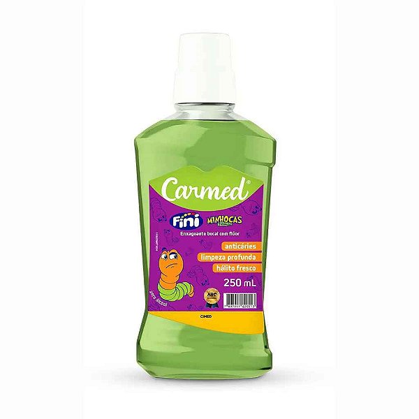 ENXAGUANTE BUCAL CARMED FINI MINHOCAS 250ML