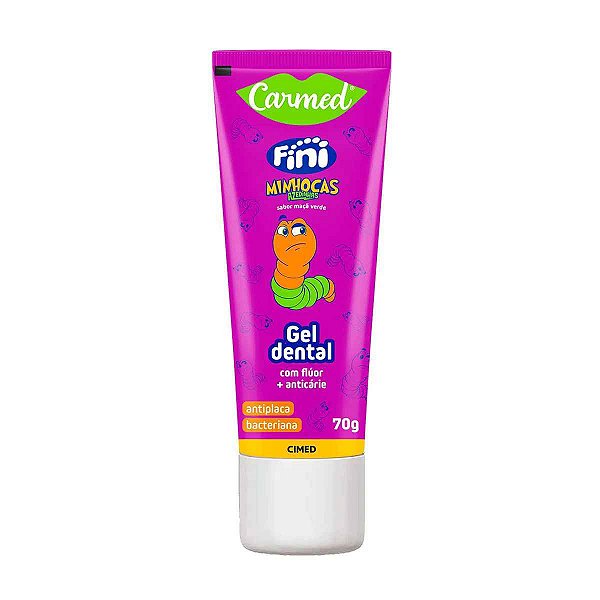 GEL DENTAL CARMED FINI MINHOCAS 70G