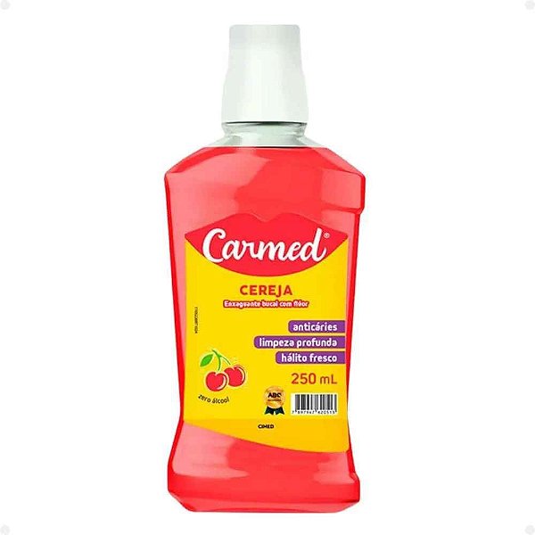 ENXAGUANTE BUCAL CARMED CEREJA 250ML