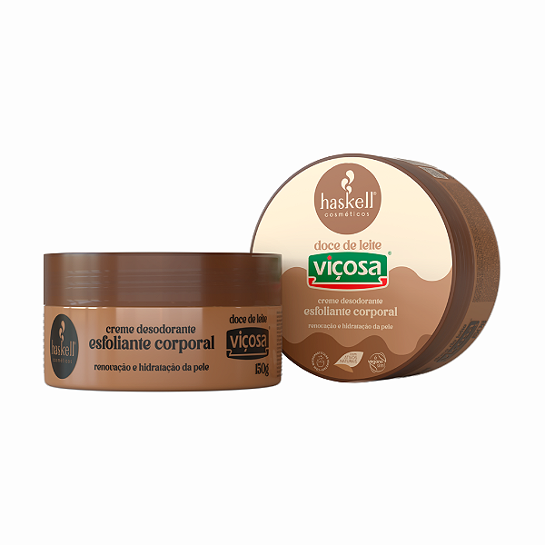 ESFOLIANTE CORPORAL HASKELL VIÇOSA DOCE DE LEITE 150G