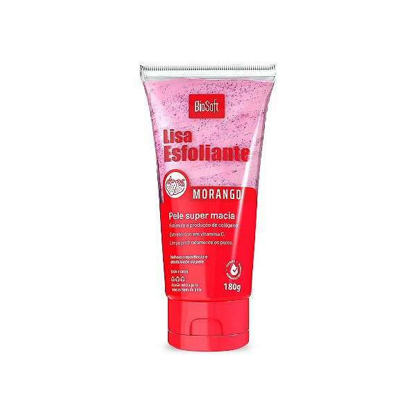 LISA ESFOLIANTE MORANGO BIO SOFT 180G