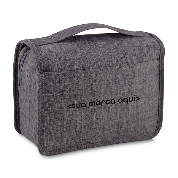 Necessaire Poliéster com suporte