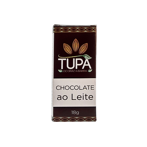 Chocolate Tupã ao Leite - Barrinha 18g