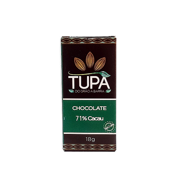 Chocolate Tupã 71% Cacau - Barrinha 18g