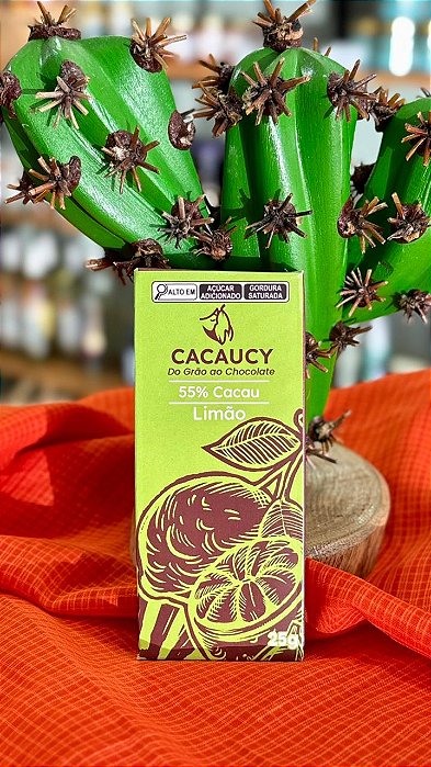 Chocolate Cacaucy 55% Cacau com Limão 25g