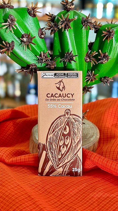 Chocolate Cacaucy 55% Cacau 25g