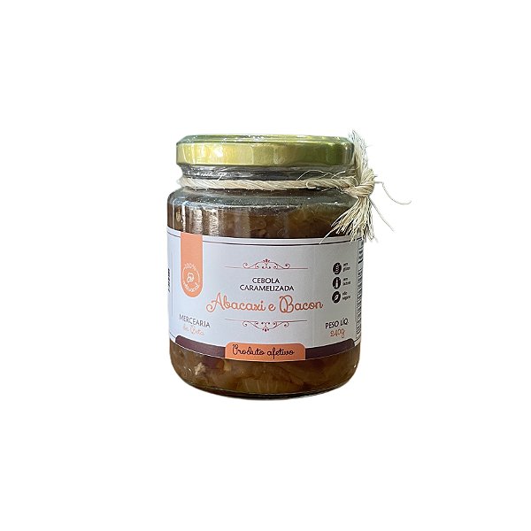 Cebola Caramelizada com Abacaxi e Bacon Mercearia da Beta - 240g