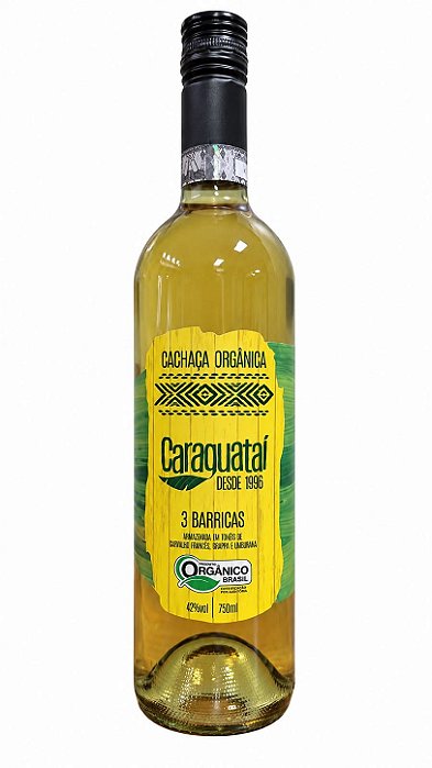 Cachaça Caraguatai 3 Barricas Blend Ouro 750ml - Cambui