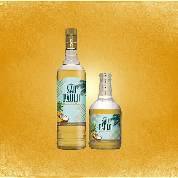 Cachaça  São Paulo Abacaxi e Coco 355ml