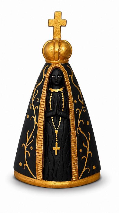 Artesanato Figura Nossa Senhora Aparecida - 8cm - Sérgio D.Inês - Código 236