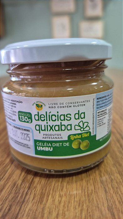 Geleia de Umbu LINHA DIET Delícias da Quixaba - 130g