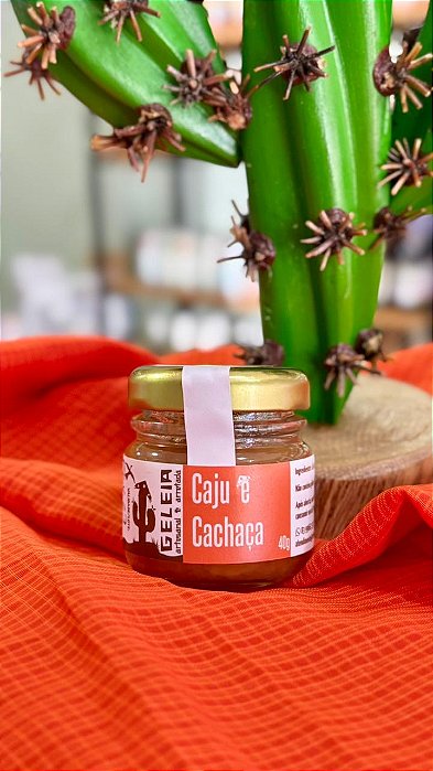 Mini Geleia de Caju com Cachaça Sabores da Granja - 40g