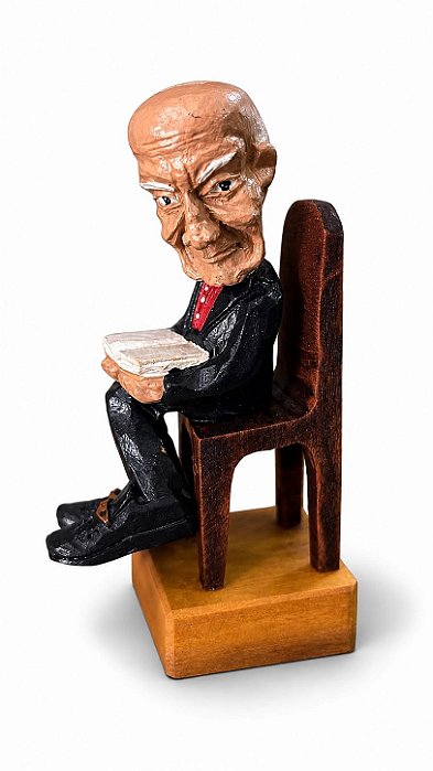 Artesanato Figuras Nordestinas - Ariano Suassuna MRS