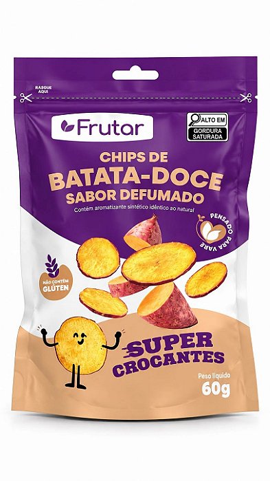 Chips Batata doce defumada Raizzes 60g