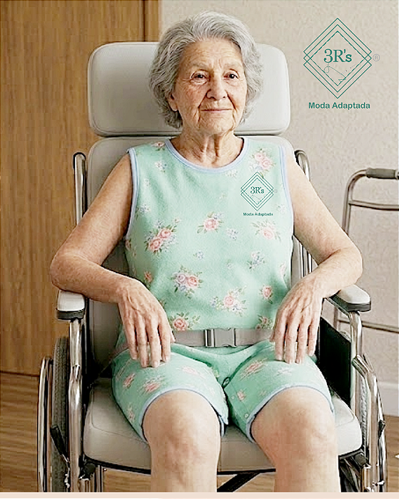 Macacão adaptado para pessoas que tiram a roupa e fralda /Despimento compulsivo