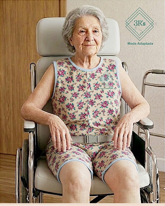 Macacão adaptado para pessoas que tiram a roupa e fralda /Despimento compulsivo