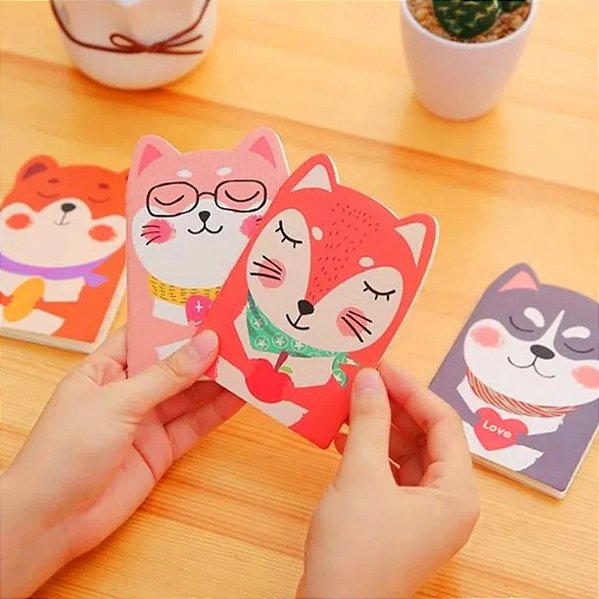 Mini Cadernos Coleção Bichinhos