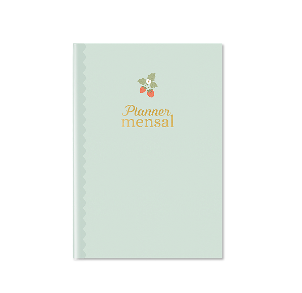 Planner Mini Linha Morango _ Cartões Gigantes