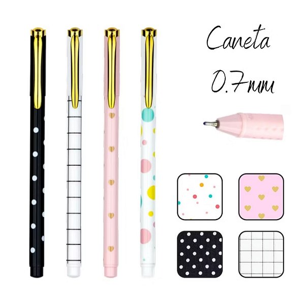 Caneta Esferográfica 0.7mm Estampada_BRW