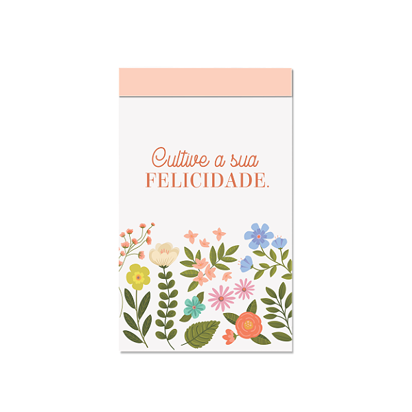 Bloquito Anotações Linha Flores_Cartões Gigantes