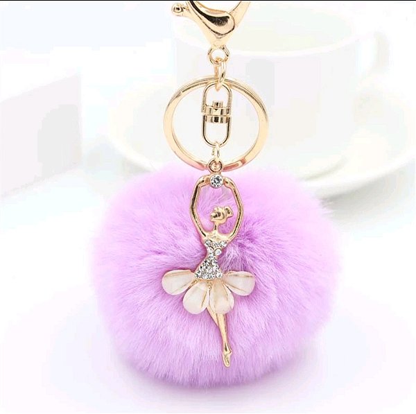 Chaveiro Pompom Bailarina