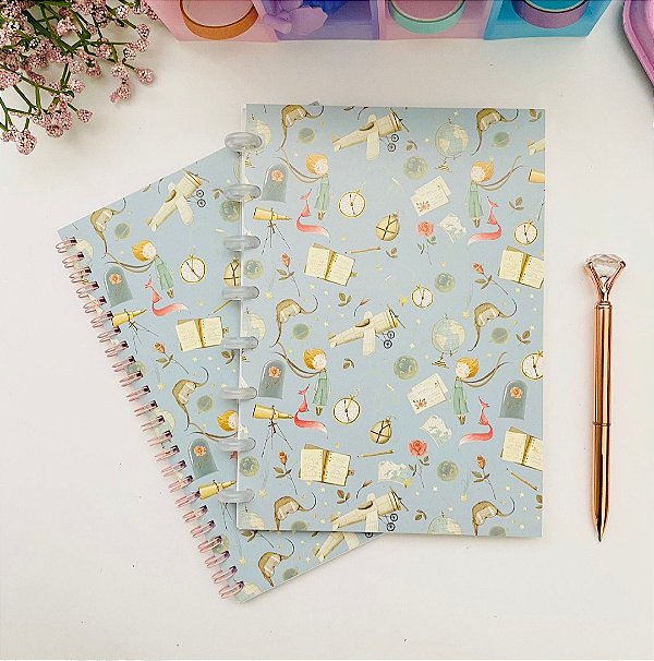 Caderno de Disco Flexível A-5 Pequeno Príncipe