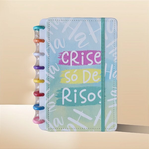 Caderno de Disco A-5 Capa Dura Crise Só de Risos _ Importado