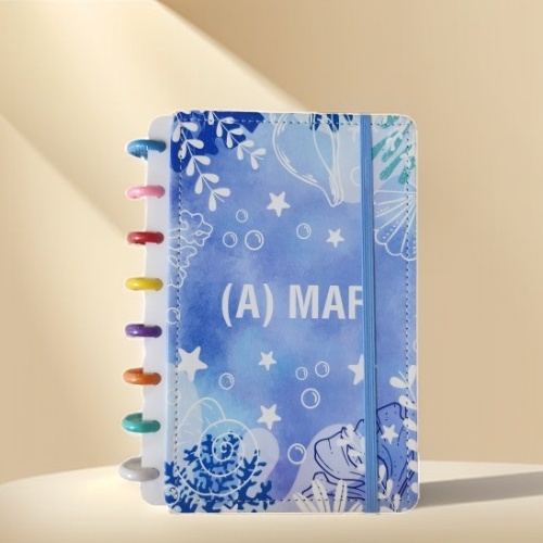 Caderno de Disco A-5 Capa Dura (A) Mar _ Importado