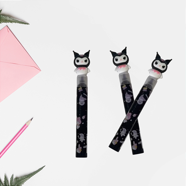 Marca-texto 3 em 1 Kuromi _ Sanrio