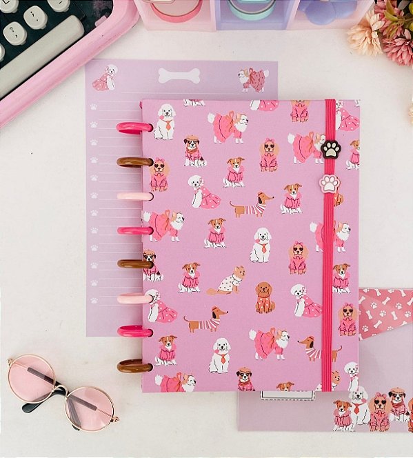 Caderno de Discos Capa Dura A-5 Desfile dos Pets