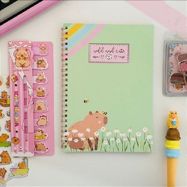 Kit Capivara na Primavera
