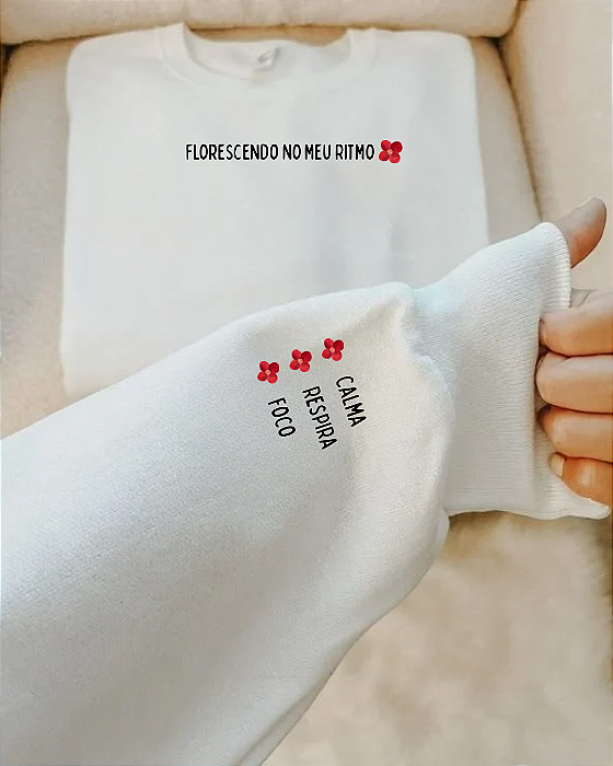 Moletom Gola Redonda Ritmo