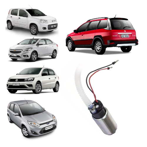 Bomba Combustível Universal (FLEX) - CHEVROLET, CITRÔEN, FIAT, FORD, PEUGEOT, RENAULT, VOLKSWAGEM.